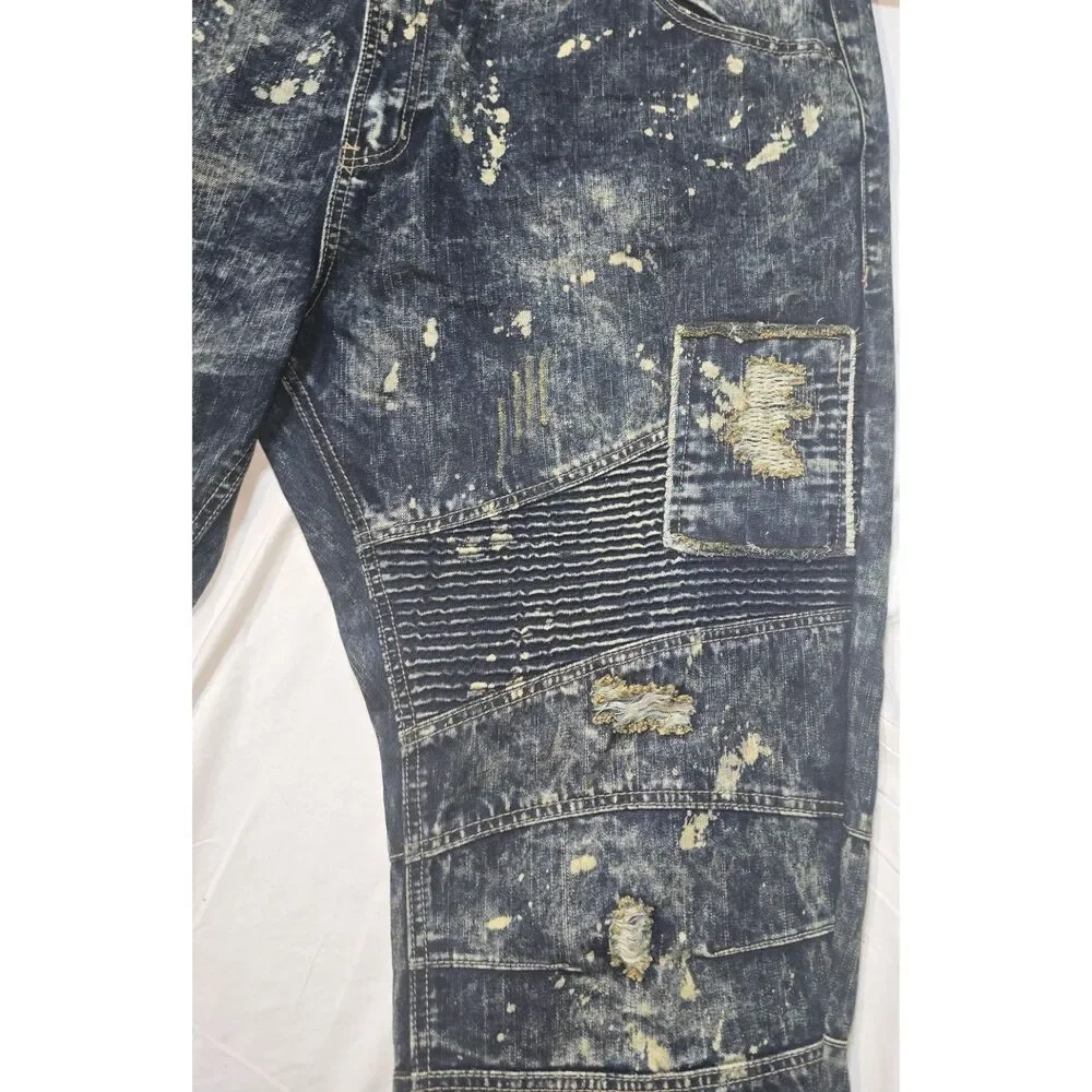 Access Apparel Distressed Designer Size 50x30 Men's Jeans - 45